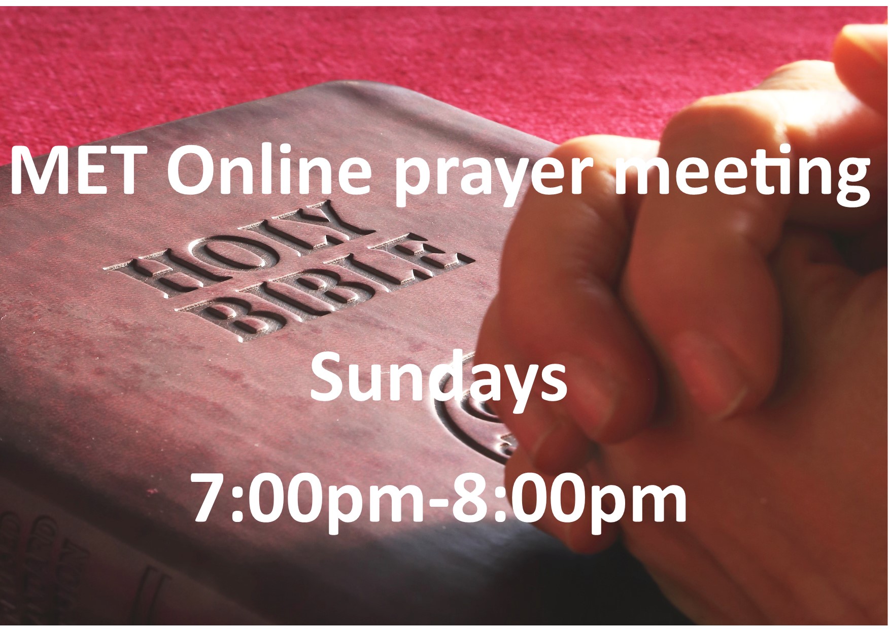 MET onlin prayer meeting small